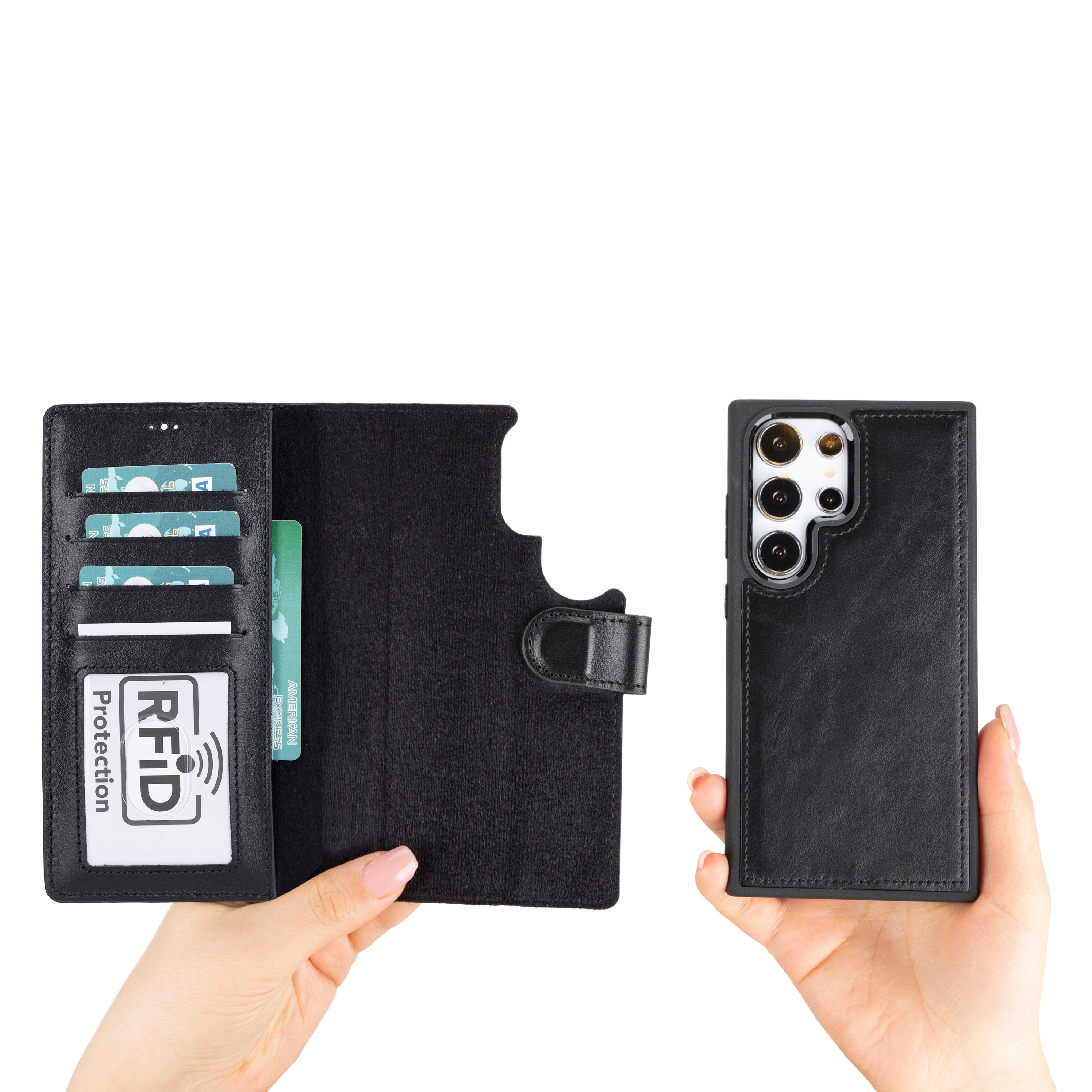 Magic Samsung Galaxy S24 Plus Leather Detachable Wallet Case - TORONATA - color_