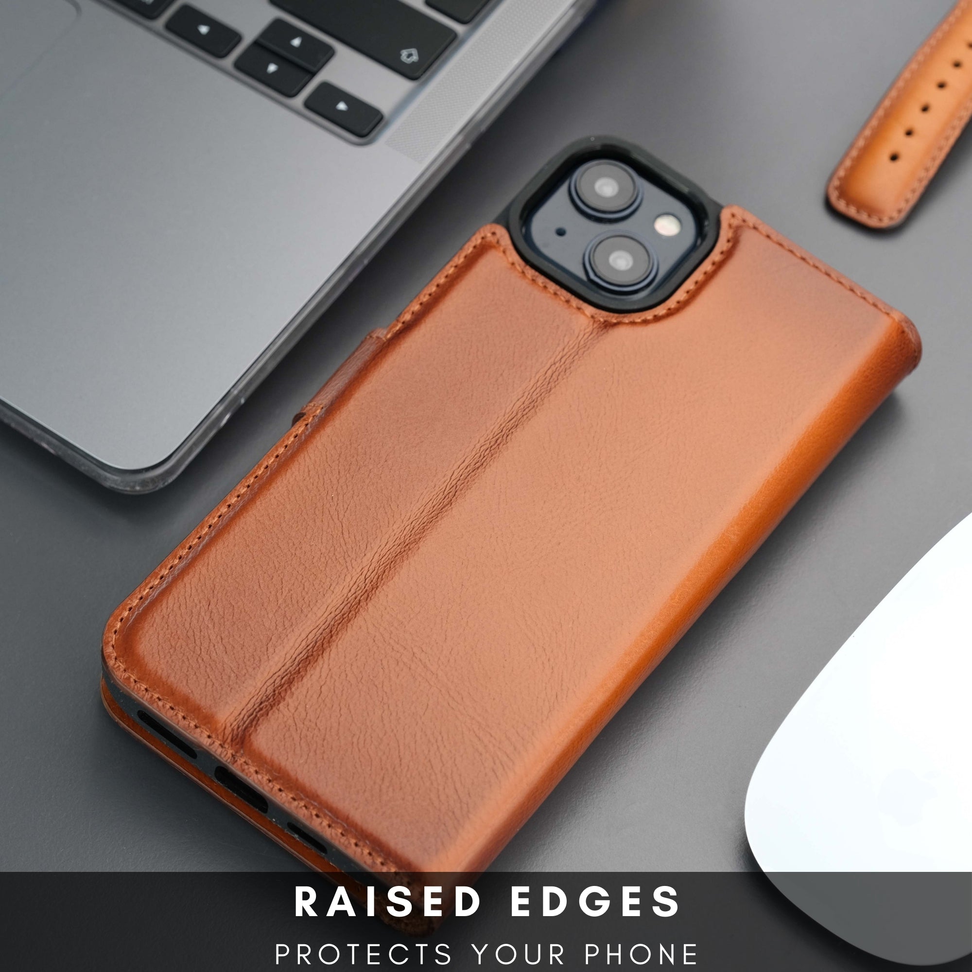 Casper Leather iPhone 14 Plus Wallet Case | MagSafe - TORONATA - 
