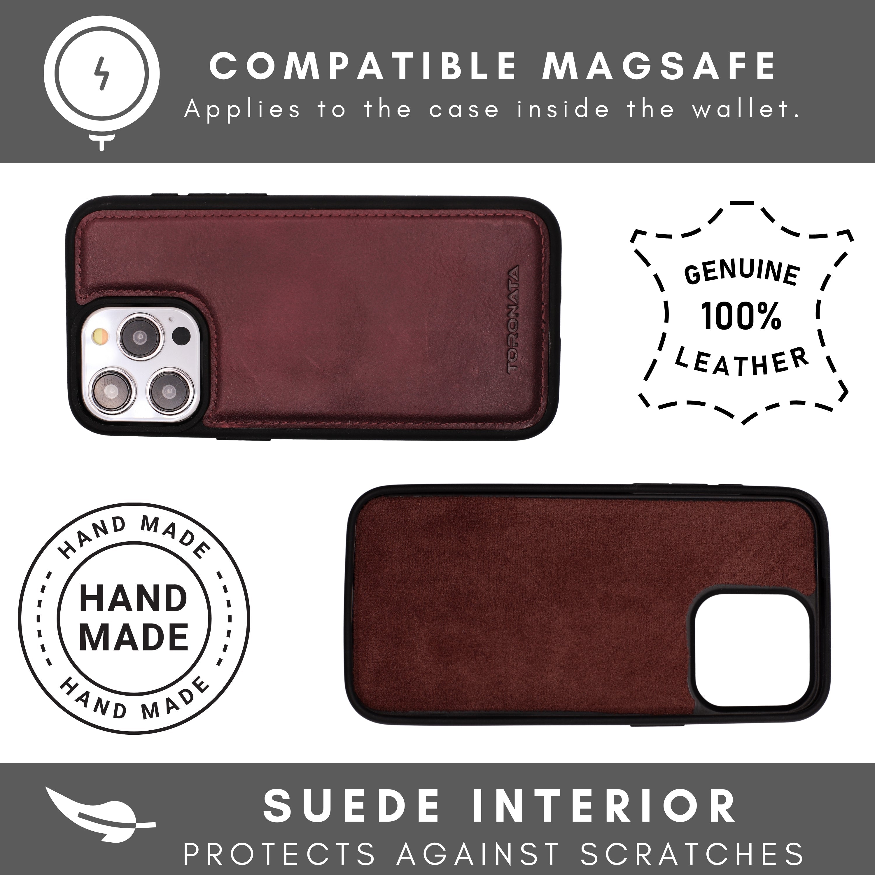 Vegas iPhone 15 Wallet Case | MagSafe - TORONATA - 