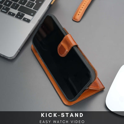 Casper Leather iPhone 14 Plus Wallet Case | MagSafe - TORONATA - 