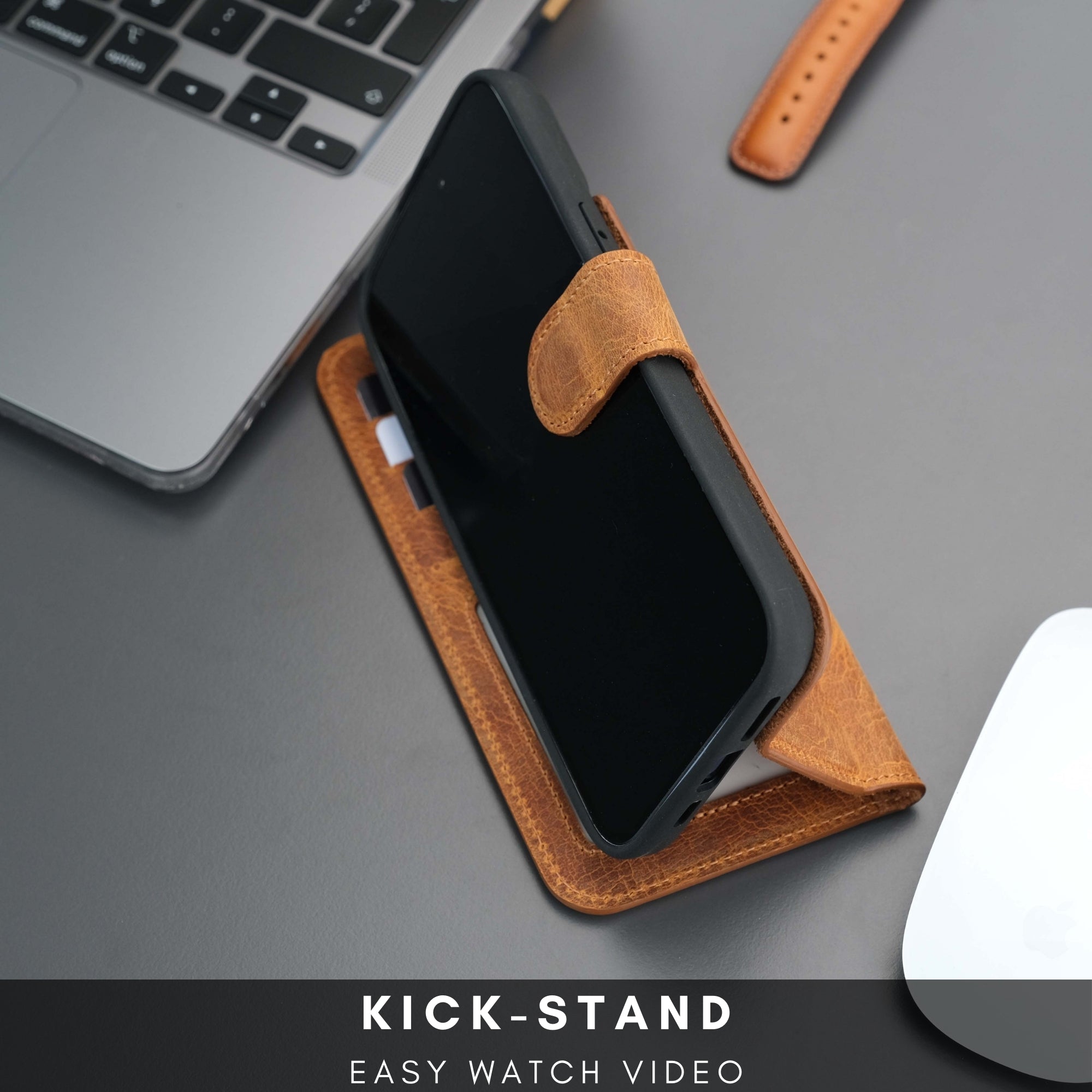 Casper Leather iPhone 14 Plus Wallet Case | MagSafe - TORONATA - 