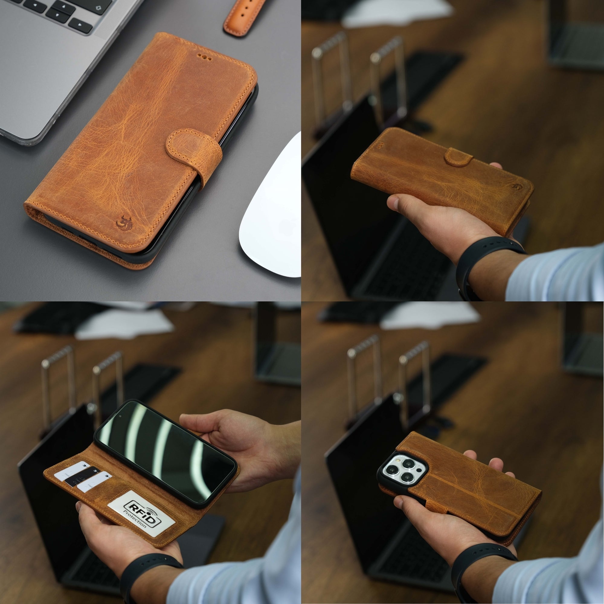 Casper iPhone 16 Pro Max Wallet Case Leather MagSafe - TORONATA - 