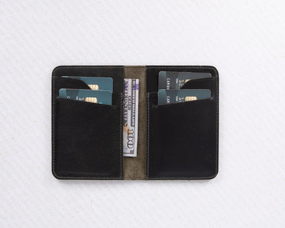 Enrico Leather Card Holder - TORONATA - color_ Coal