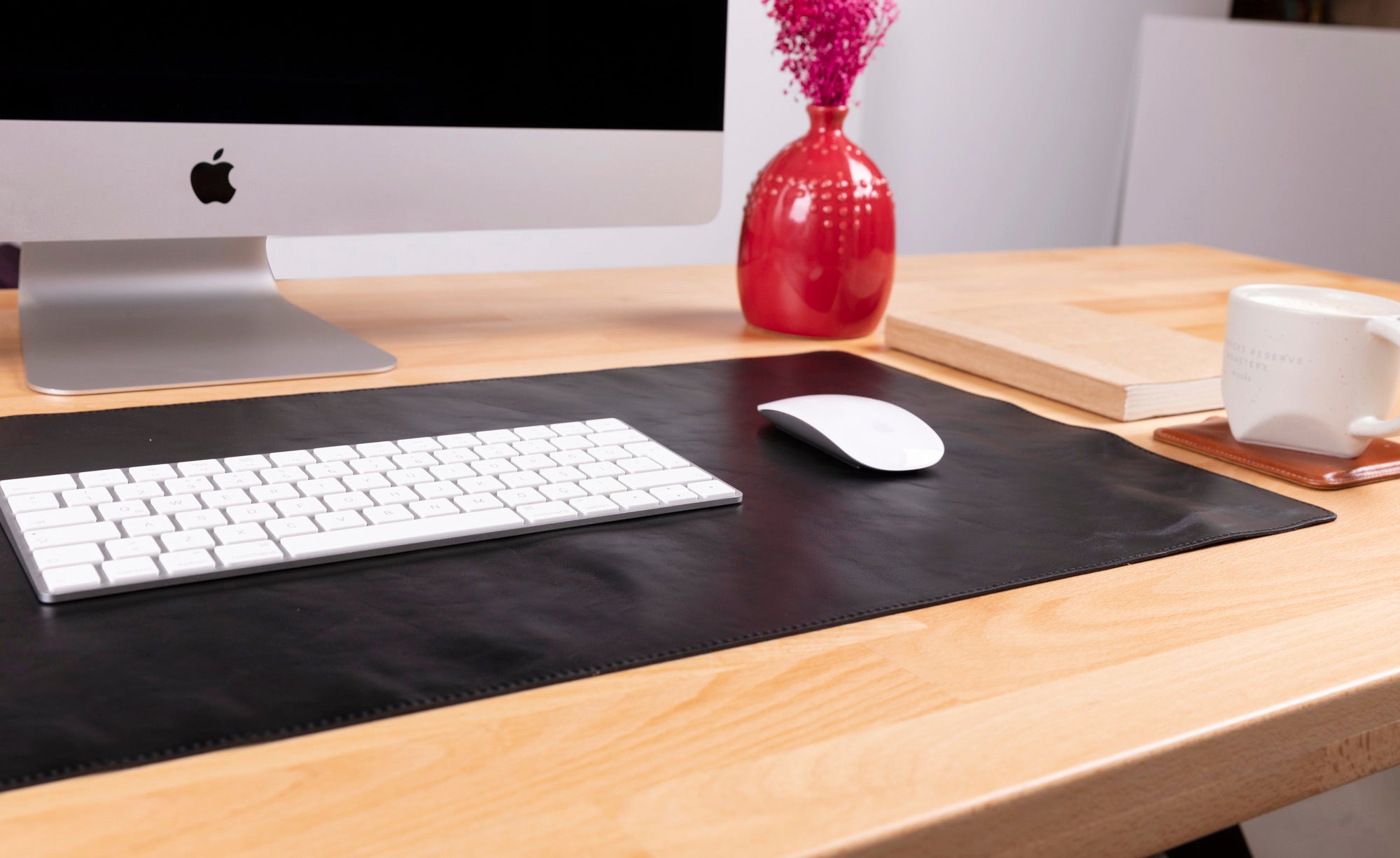 Natural Leather Desk Mat - TORONATA - color_