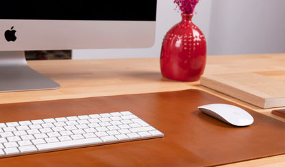 Natural Leather Desk Mat - TORONATA - color_