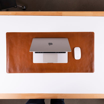 Natural Leather Desk Mat - TORONATA - color_