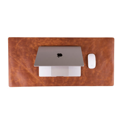 Natural Leather Desk Mat - TORONATA - color_