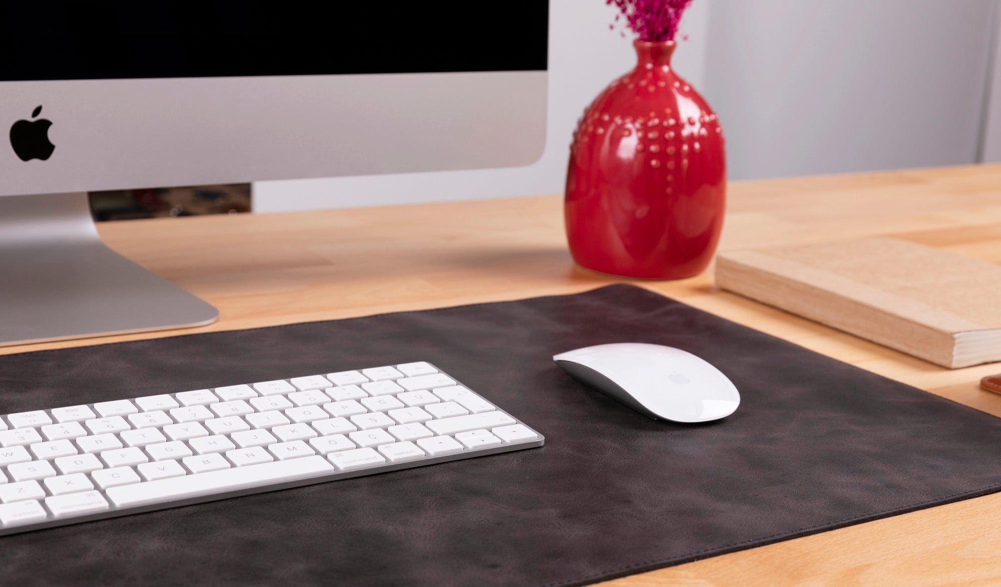Natural Leather Desk Mat - TORONATA - color_