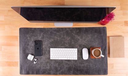 Natural Leather Desk Mat - TORONATA - color_