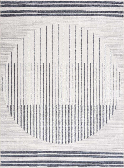 Thad Medium Gray Washable Area Rug