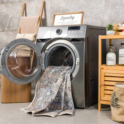 Afya Flat Pile Washable Rug