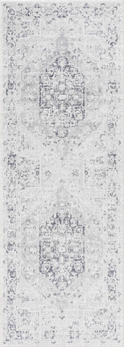 Akram Antrasit Flat Pile Washable Rug
