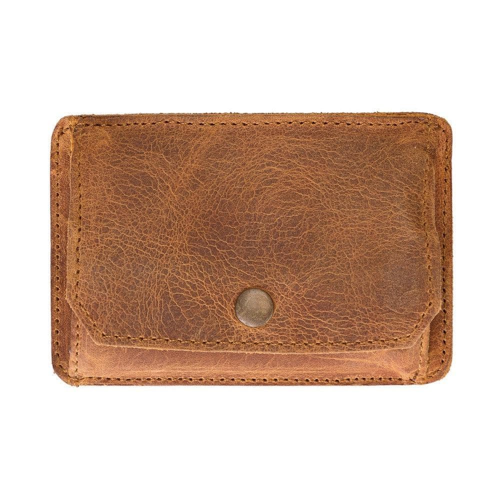 Functional Leather Coin Holder - TORONATA - color_ Moccasin
