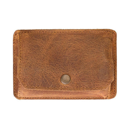 Functional Leather Coin Holder - TORONATA - color_ Moccasin