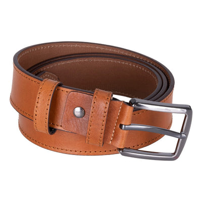 Globe Genuine Leather Belt – Handmade Premium Men’s Belt with Heavy-Duty Metal Buckle