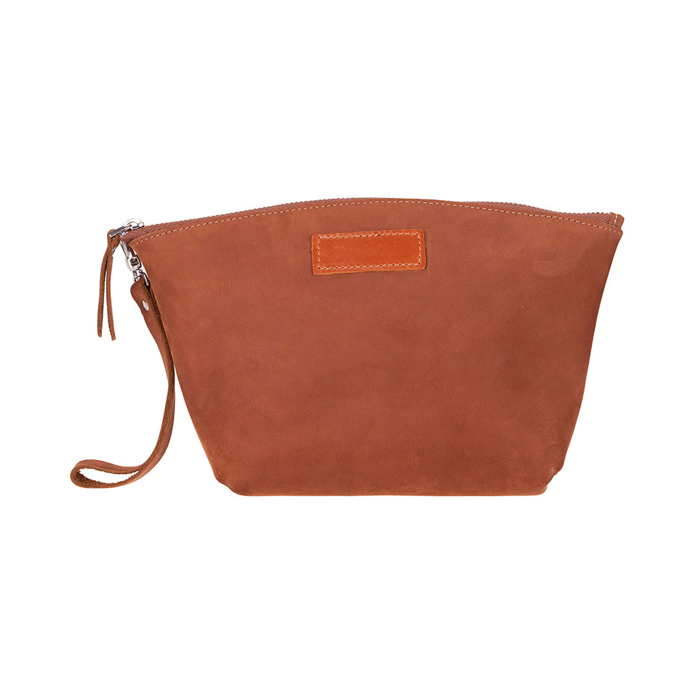 Avondale Premium Leather Dopp Kit - Travel Makeup Bag for Men & Women - TORONATA - 