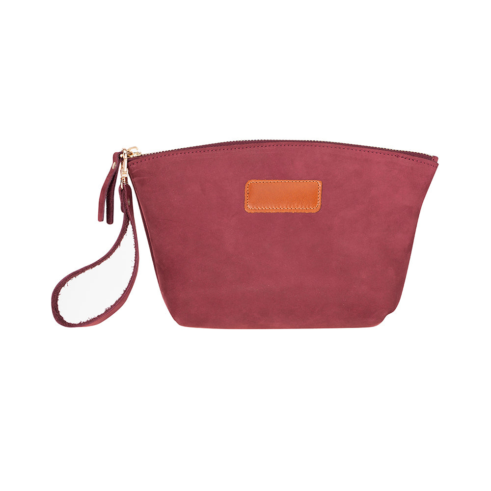 Avondale Premium Leather Dopp Kit - Travel Makeup Bag for Men & Women - TORONATA - 