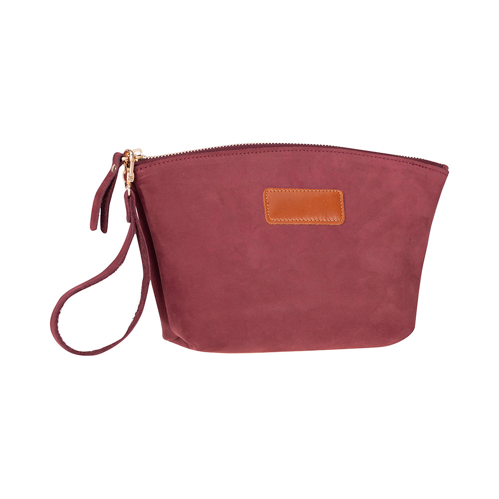 Avondale Premium Leather Dopp Kit - Travel Makeup Bag for Men & Women - TORONATA - 