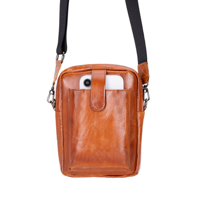 Pisa Leather Crossbody Bag - TORONATA - 