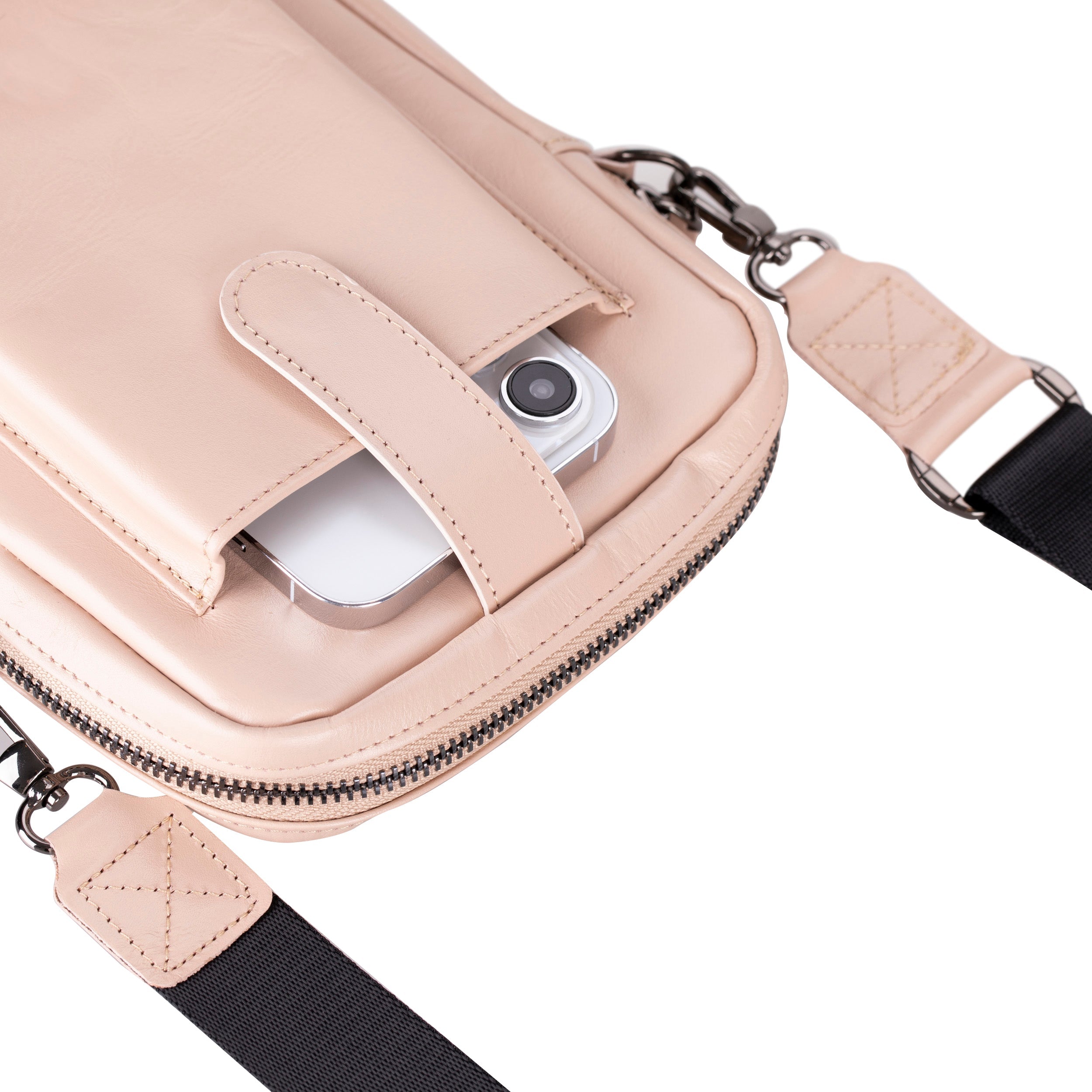 Pisa Leather Crossbody Bag - TORONATA - color_