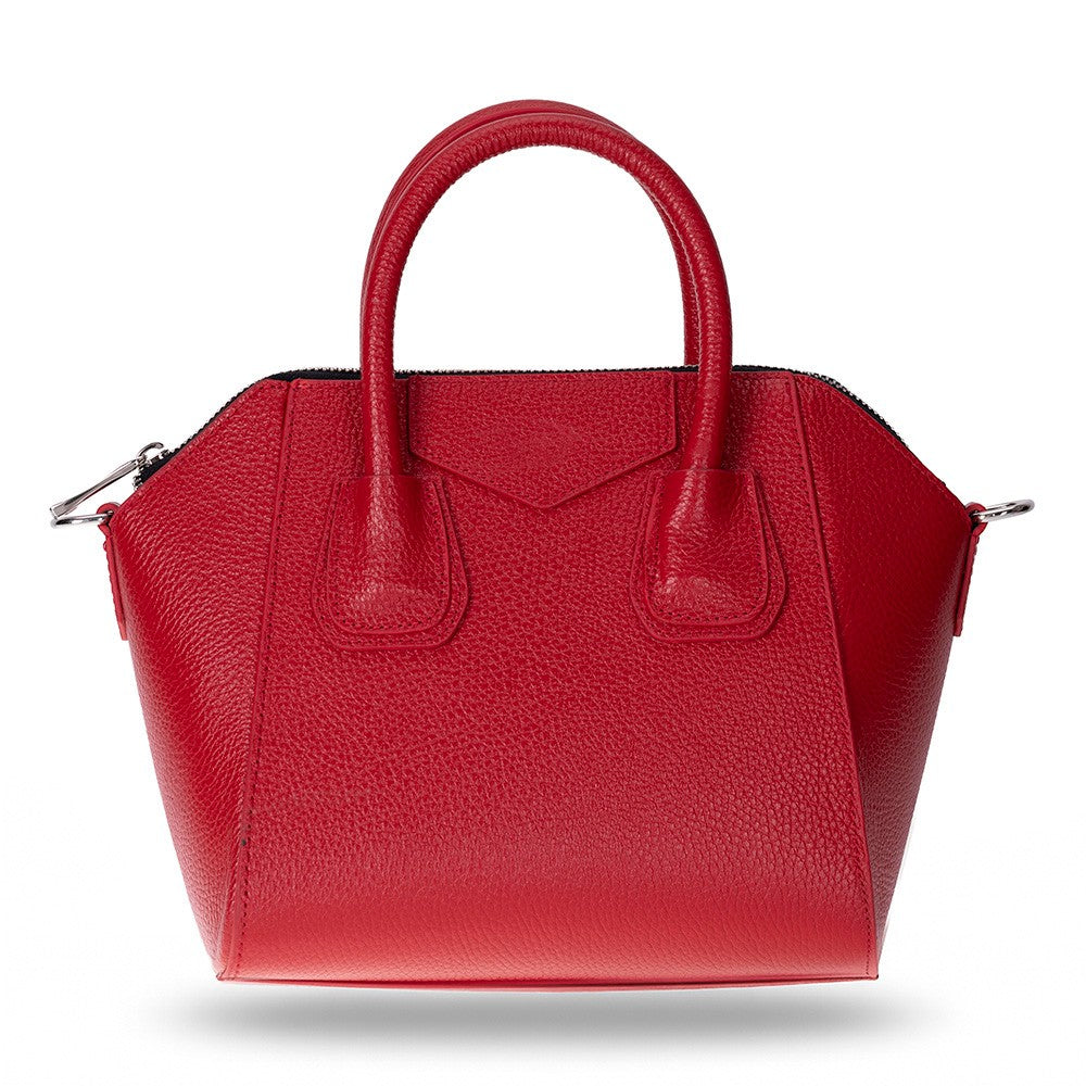 Salinas Genuine Leather Handbag for Women - Small  #color_red