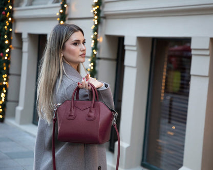 Salinas Genuine Leather Handbag for Women - Small  