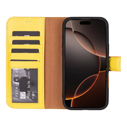 Magic iPhone 16 Pro Max Leather Detachable Wallet Case - TORONATA - color_