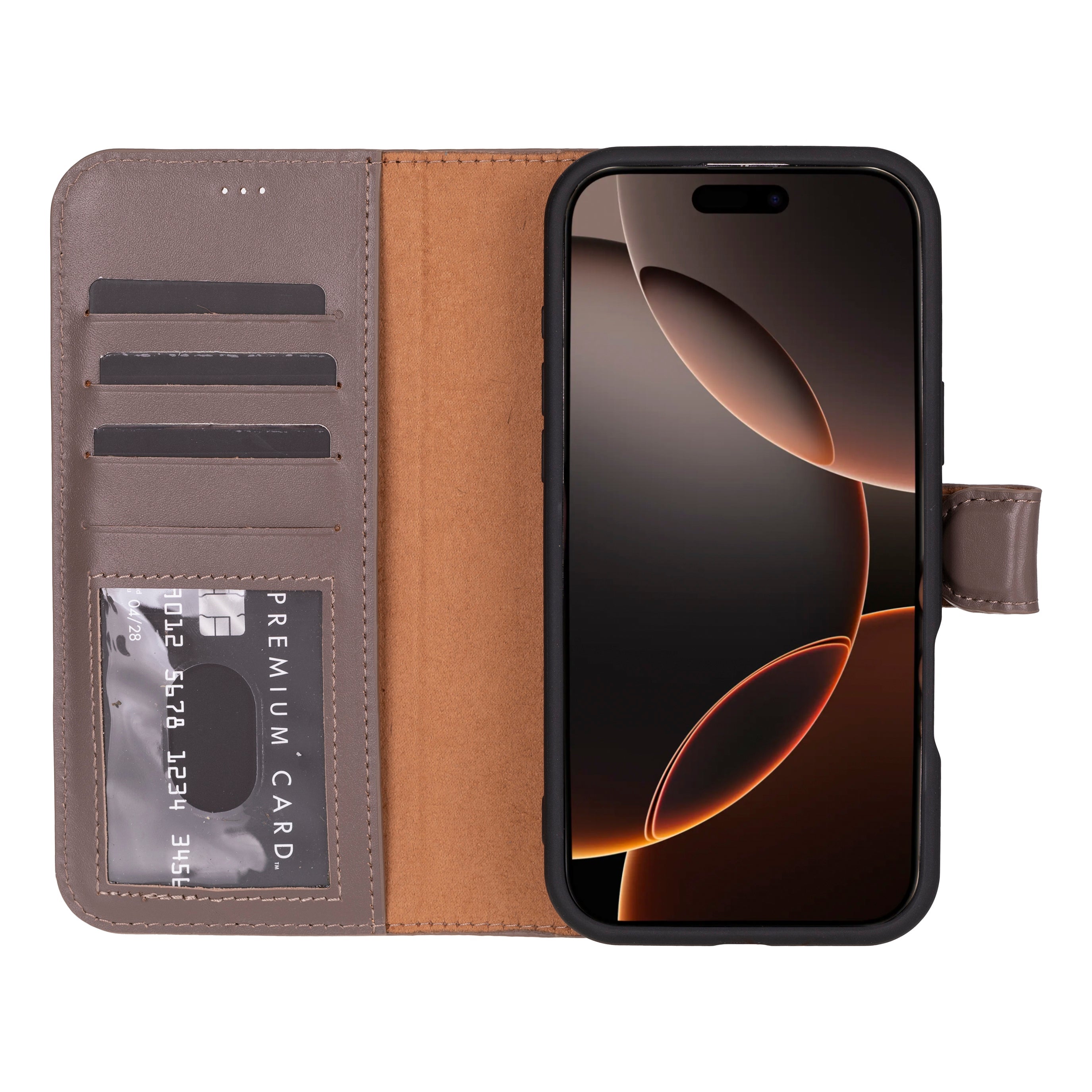 Magic iPhone 16 Pro Max Leather Detachable Wallet Case - TORONATA - color_