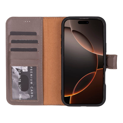Magic iPhone 16 Pro Max Leather Detachable Wallet Case - TORONATA - color_