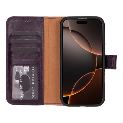 Magic iPhone 16 Pro Max Leather Detachable Wallet Case - TORONATA - color_
