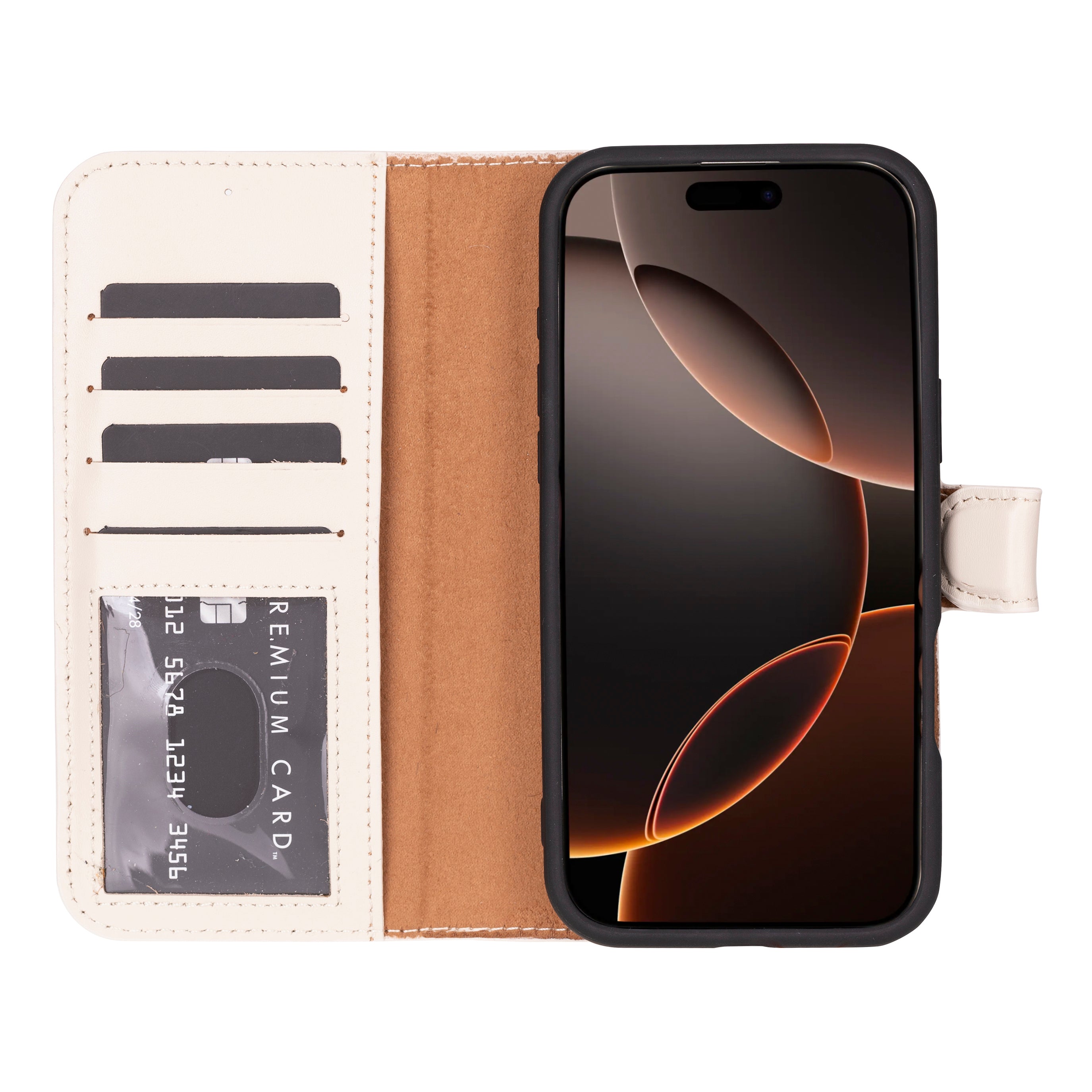 Magic iPhone 16 Pro Detachable Leather Wallet Case - TORONATA - color_