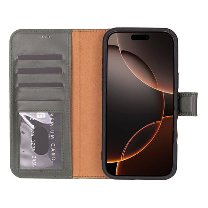 Magic iPhone 16 Pro Max Leather Detachable Wallet Case - TORONATA - color_