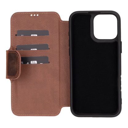 Firenze iPhone 16 Pro Max Leather Folio Case - TORONATA - color_