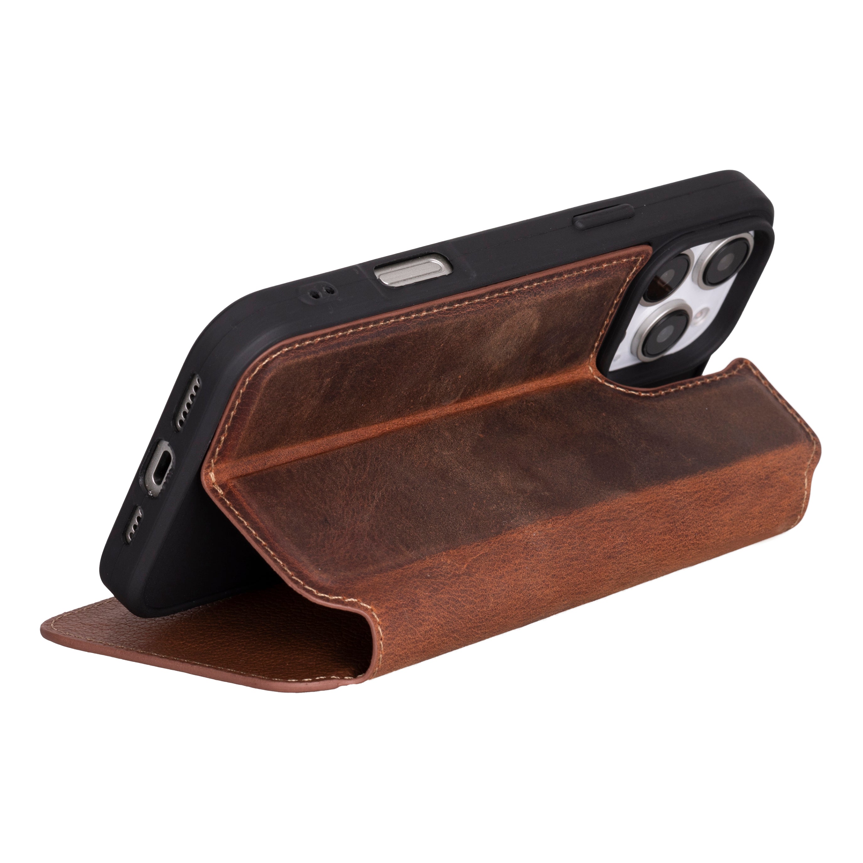 Firenze iPhone 16 Pro Leather Folio Case - TORONATA - color_