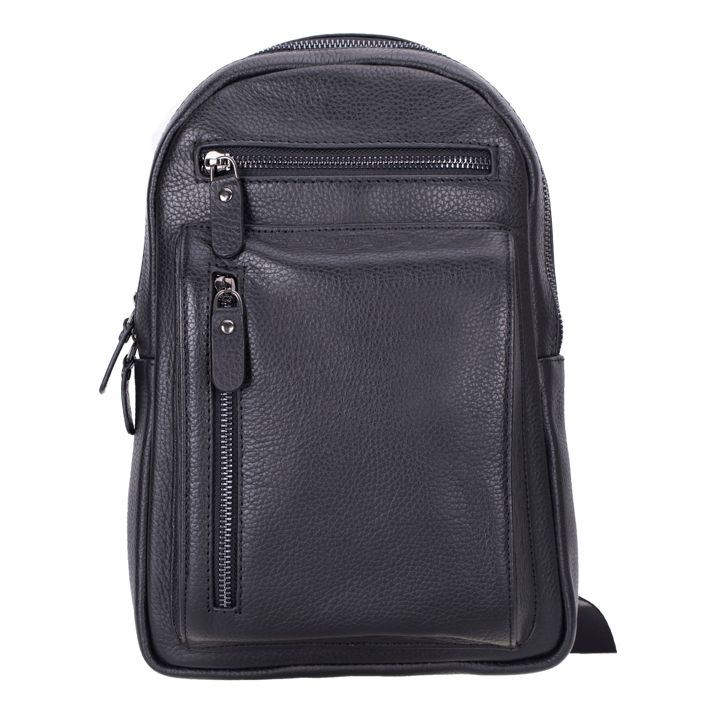 Blake Leather Crossbody Bag - TORONATA - color_ Black