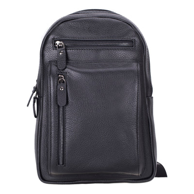 Blake Leather Crossbody Bag - TORONATA - color_ Black