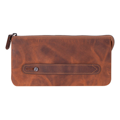 Majeste Leather Clutch Bag