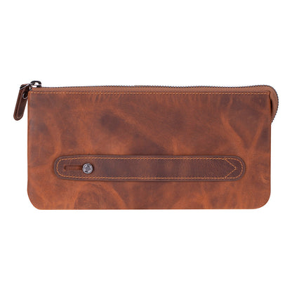 Majeste Leather Clutch Bag