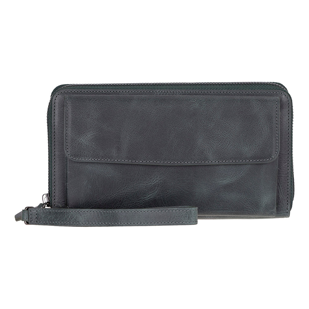 Anchorage Leather Wallet – Phone Holder & 12 Card Slots 