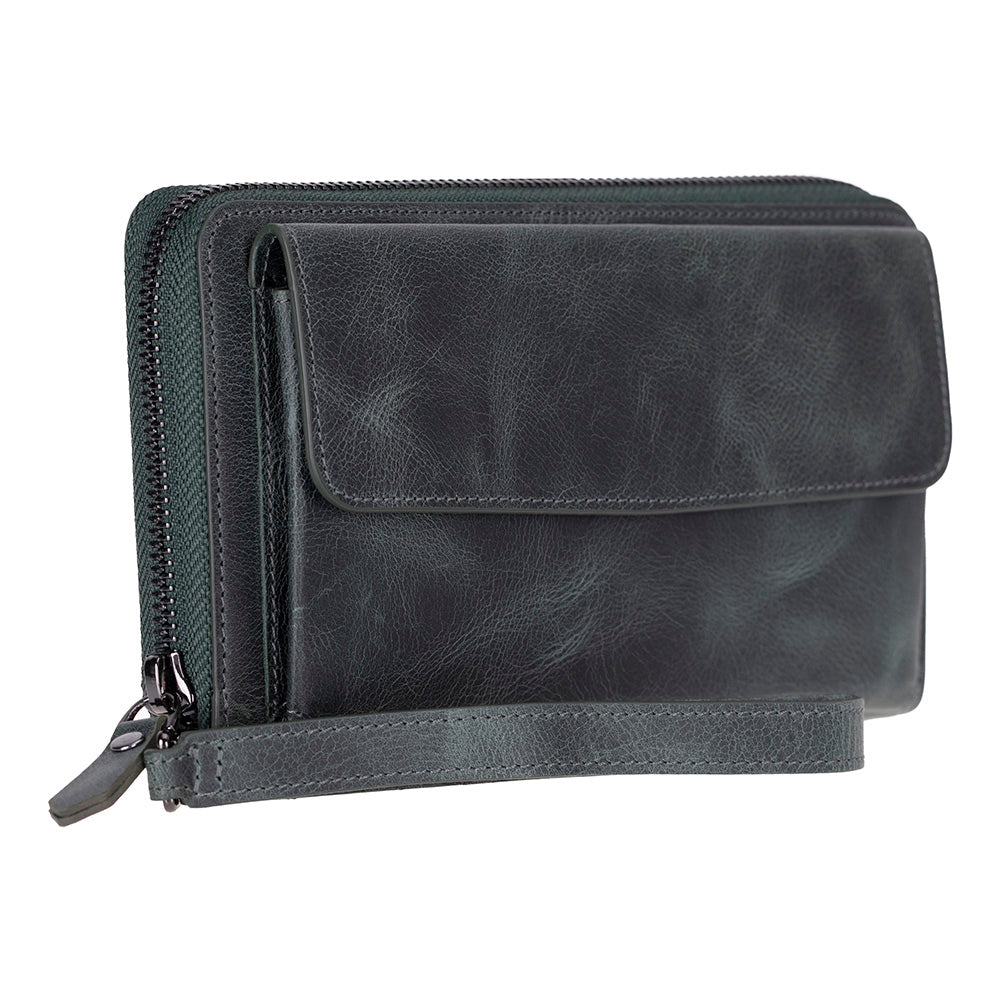 Anchorage Leather Wallet – Phone Holder & 12 Card Slots 