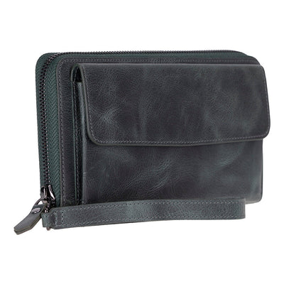 Anchorage Leather Wallet – Phone Holder & 12 Card Slots 