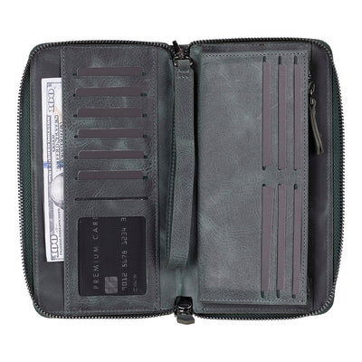 Anchorage Leather Wallet – Phone Holder & 12 Card Slots 