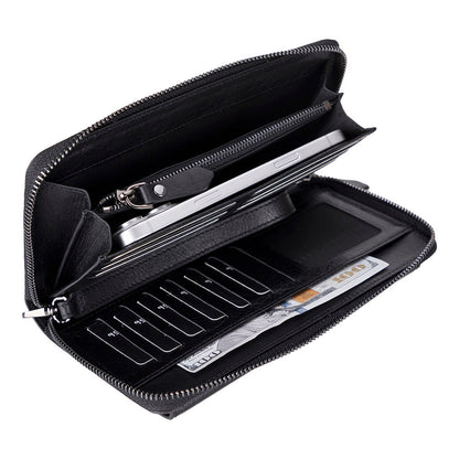 Anchorage Leather Wallet – Phone Holder & 12 Card Slots 