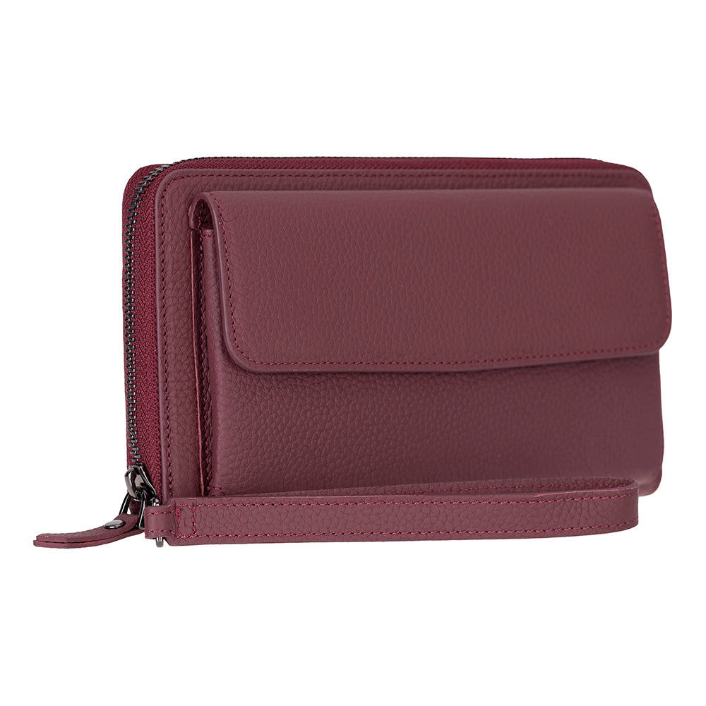 Anchorage Leather Wallet – Phone Holder & 12 Card Slots 