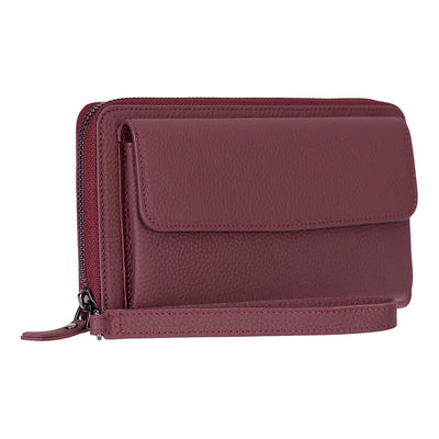 Anchorage Leather Wallet – Phone Holder & 12 Card Slots 