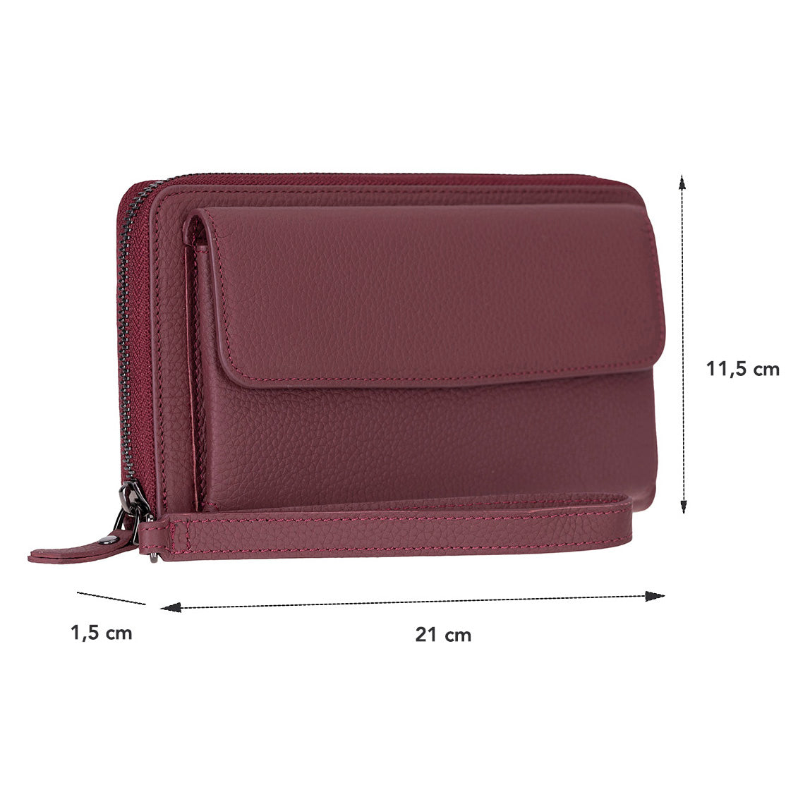 Anchorage Leather Wallet – Phone Holder & 12 Card Slots 