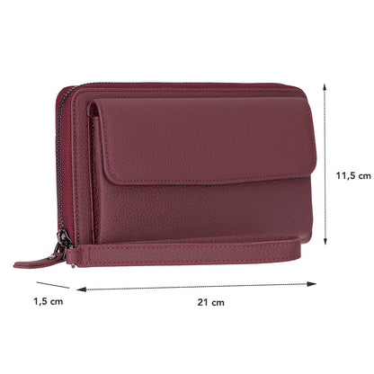 Anchorage Leather Wallet – Phone Holder & 12 Card Slots 