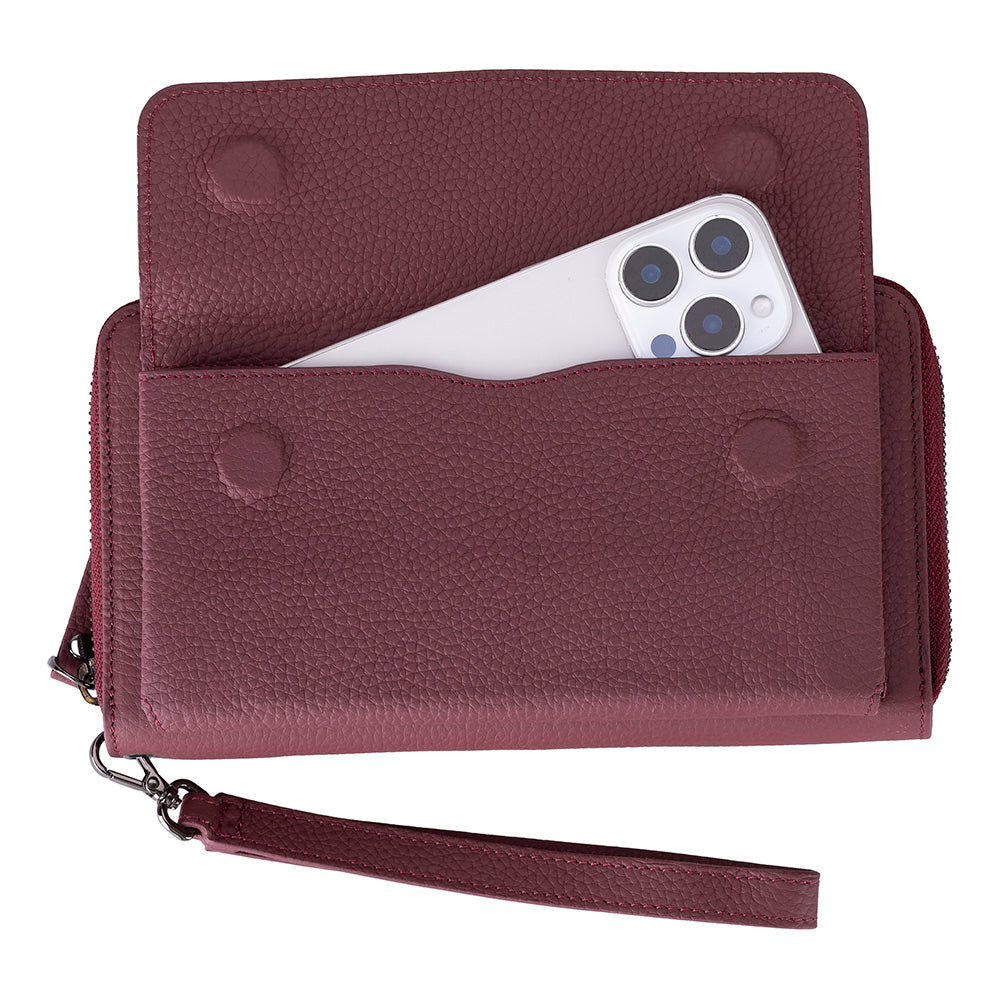 Anchorage Leather Wallet – Phone Holder & 12 Card Slots 