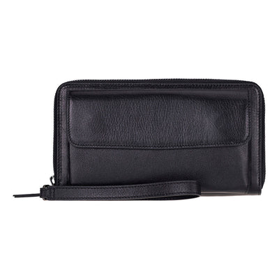 Anchorage Leather Wallet – Phone Holder & 12 Card Slots 