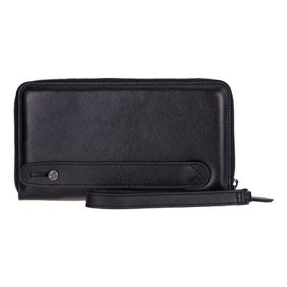 Anchorage Leather Wallet – Phone Holder & 12 Card Slots 
